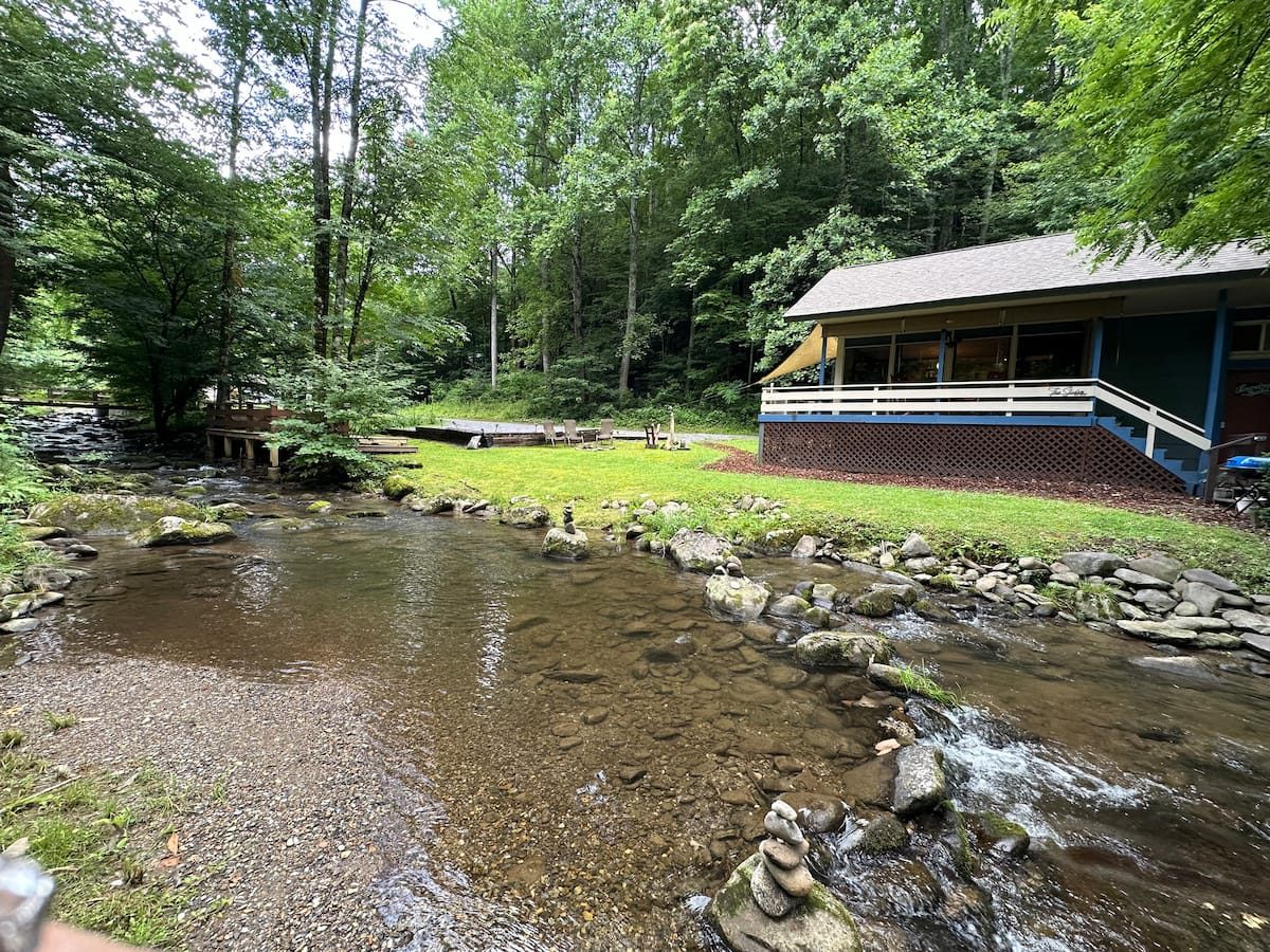 The Studio beside the creek